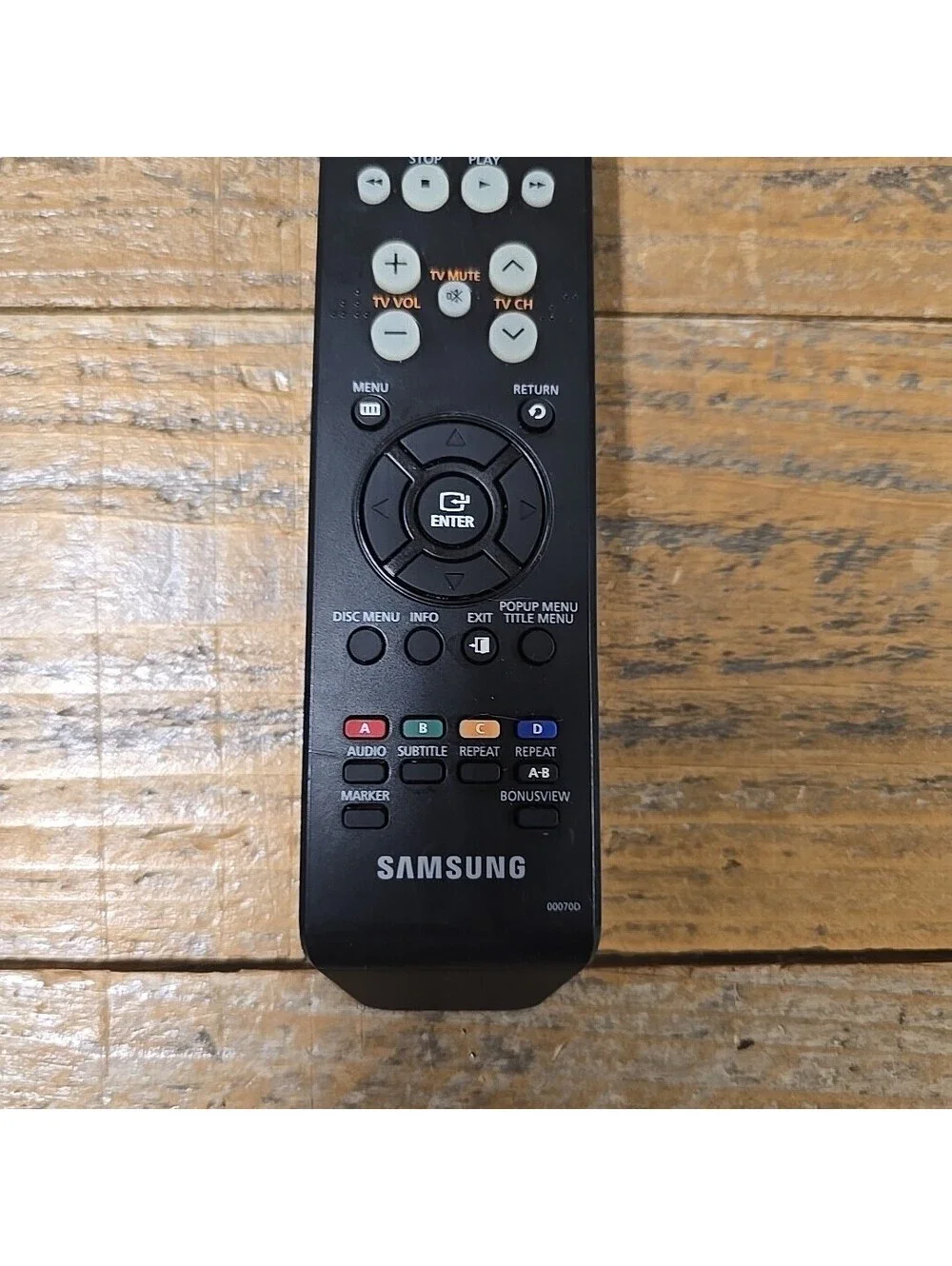 Samsung OEM Remote Control 00070D Blu-Ray Player